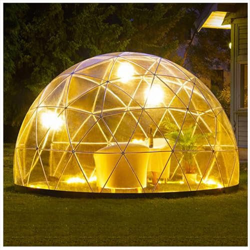 XUXIAO Gartenkuppel-Blasenzelt, Geeignet für Outdoor- und Hinterhof-Seifenblasenzelte, Blasen-iglu-Zelt Für 5–7 Personen Im Freien, für Terrasse und Essbereiche