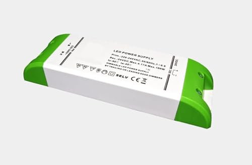 LED Netzteil Pro Slim (MECP-D) 24V DC, 4.17A, 100W Trafo Dimmbar mit MM Möbeleinbau, CE, Kurzschlussfe
