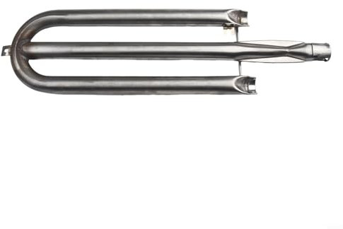 Emiif BBQ-Brennerrohr-Ersatz, 58 cm, Edelstahl, U-Design, Gasgrill, Flammenplatte für Outdoor-Küche, Kochen