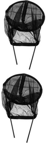 JOINPAYA Lot De 2 Filets Anti-Insectes pour Pot De Fleurs Filet De Protection pour Arbre Bourgeon De Fleurs Cage en Maille Polyester Noire