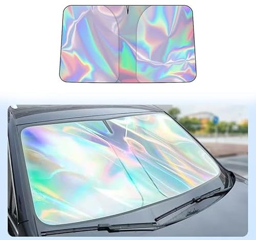 Auto Windschutzscheibenvisier für Skoda Citigo e iV 1 (I), Auto Sonnenschutz Frontscheibe Sonnenblende Vorne Faltbar,B