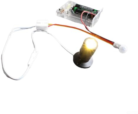 Honseadek PIR-Bewegungssensor-Modul, automatischer Lichtdetektor, Schalter für LED-Streifen, pyroelektrisch, Infrarot, menschliche Präsenz, 3 V-24 V DC, breite Spannung, 120 Grad (Sondenbiegung)