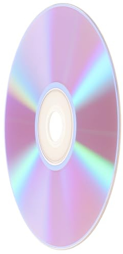 Mikikit CD RW de Alta Capacidad para Grabación y Reproducción, Disco Virgen Profesional en Plástico Diseño Portátil para Almacenamiento de Audio Digital