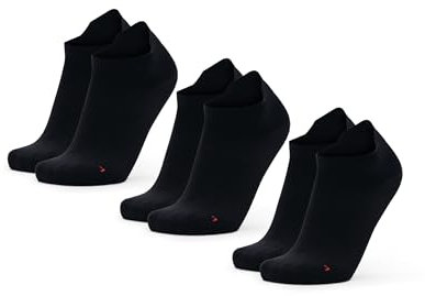 DANISH ENDURANCE Low-Cut Sportsocken (Schwarz - 3 Paare, EU 39-42)