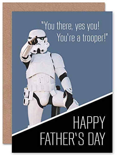 Wee Blue Coo You're A Trooper Fathers Day Blank Greetings Card