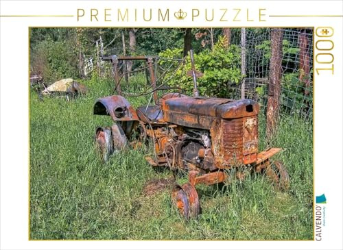 CALVENDO Puzzle EIN Motiv aus dem Kalender Traktoren - Game Over | 1000 Teile Lege-Größe 64 x 48 cm Foto-Puzzle für glückliche Stunden