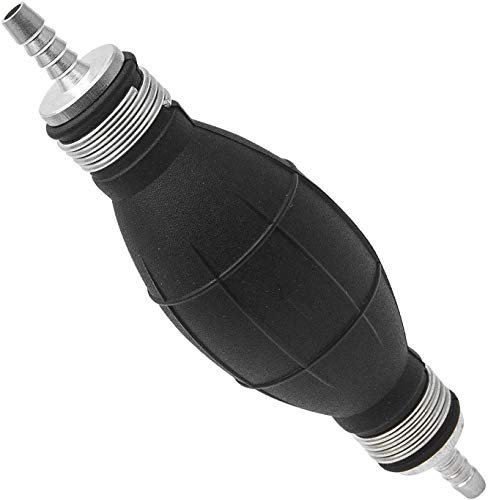 MASO 10mm Fuel Primer Bulb Hand Pump Diesel Petrol Gas Priming Non Return Car Black