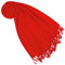 Lorenzo Cana Pashmina Damen Schal Schaltuch 50% Kaschmir 50% Wolle vom Merino Lamm Wolle Kaschmirschal Wollschal Damenschal Frauenschal rot 7838177