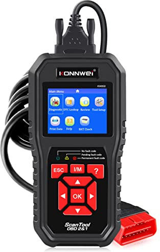 KONNWEI OBD2 Scanner Professional Car OBD II Scanner Auto Diagnostic Fault Code Reader Automotive Check Engine Light Diagnostic EOBD Scan Tool for All OBDII Protocol Cars Since 1996(Enhanced KW850)
