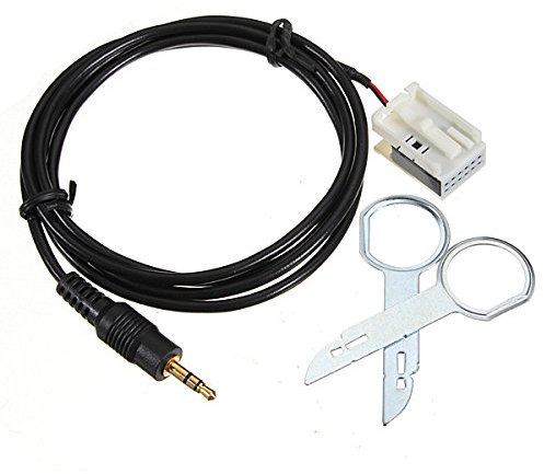 MOMOALA 3.5 Mm Jack Plug CD 6000 Aux Cavo Adattatore di Ingresso Audio per Ford