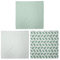 ABAKUHAUS Unisex Bandana, Retro kleine Tupfen Pastell Baby-Aquarell Tropical Palm, 3er Pack, Mehrfarbig
