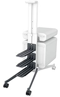 SIGEL MI201 Nachrüst-Set für Office Caddy Workplace MI200, Umbau zum zweiseitigen Rollcontainer
