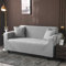 Blau Grau Rosa Jacquard Elastischer Sofabezug Sofahusse, Stretch-Stoff Couch-Bezug, Couchbezug Sofa Abdeckung Hussen Sofa Couch Sessel (Grau,1 Sitzer)