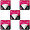 Hario V60 Papierfilter, Größe 02, 100 Stück, 5 Boxen (insgesamt 500 Blatt), 5 Stück