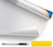 Simple Fix Pellicola per finestre - 70cm x 300cm - Anti-Vista - Statica - Adesiva - Autoadesiva - Protezione solare - Opaca - HR++