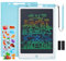 Coolzon LCD Schreibtafel 12 Zoll, Maltafel Zaubertafel mit Sperrfunktion,Bunte LCD Schreibtafel Kinder zum Malen von Zeichnungen und Memo-Listen, Kostenlose Tier-Cartoon-Aufkleber, Blau