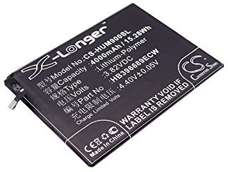 Cameron Sino - Batería para Ascend Mate 9, Mate 9, Mate 9 Dual SIM, Mate 9 Pro, MHA-AL00, MHA-L09, MHA-L29, MHA-TL00, Y7 PN: HB396689ECW, 4000 mAh, 15,28 Wh
