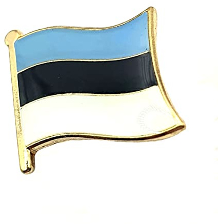 Estland Estland Metall Emaille Landflagge Pin Badge, Metall