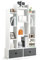 COSTWAY Bücherregal im Baumform, Standregal mit Schubladen, Regal mit 12 Fächern, Aufbewahrungsregal für Wohnzimmer, Schlafzimmer, 53 x 24 x 118 cm (Weiß)