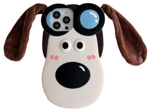 Compatible with iPhone 11 Case for Kids 3D Cartoon Soft Silicone Cover, Cute Cartoon Animal Character Funny Shockproof Rubber Unique Protective Shell Skin Case Beagle Dogs for iPhone 11