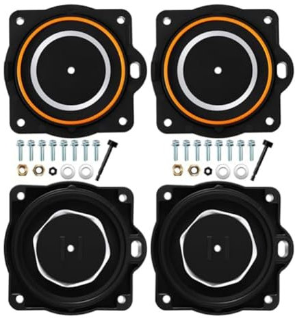 Ctwezoikmt 2 Luftpumpen-Umbau-Set, kompatibel mit Hi-Blow HP60/Belüftern, inklusive 4 Membranen, Schrauben und Sicherheitsnadeln, langlebig, einfache Installation, einfach zu bedienen