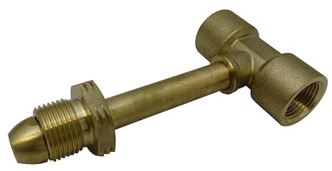 3 Way T Tee Connector Propane Lpg POL for Gas Bottle Pig Tail Hose