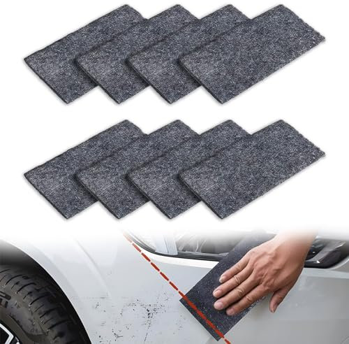 Nano Sparkle Tuch, 8 Pack Nanosparkle Tücher Auto Scratches Cloth zur Reparatur von Autokratzern Autoreinigung Und Flecken Magic Sparkl Auto Reparaturtuch