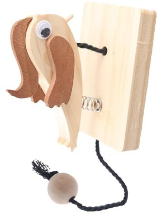 Specht-Türklingel, handgefertigter Specht-Klopfer - Woodpecker-Türklopfer-Auslöser,Der Specht-Türklopfer löst eine mechanische, interessante Holztürklingel aus