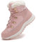 ARRIGO BELLO Stivali Da Neve Donna Invernali Scarpe Da Donna Invernale Trekking Stivaletti Outdoor Casual Camminate Antiscivolo Boot (I Rosa,EU 39)