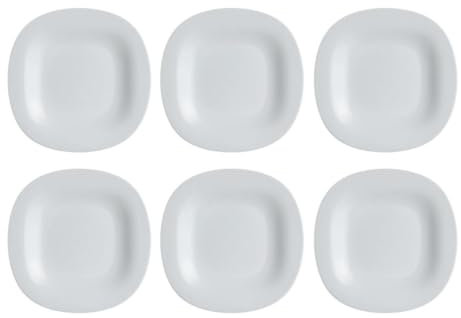Luminarc Carine Granit 6 Plato Postre Opal Gris Apto Microondas Apto Frigorífico Reciclable