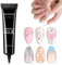 Rhinestone Nail Glue - 3D Craving Gel for Nail Art - 15g Multi-functional Extra Strong Long Lasting UV Gel