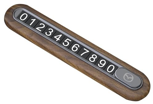 Auto Temporäre Parkkarte für Mazda M8 MX5 RX7 RX8, Auto Parken Telefonnummer Schild, Universal Digital Telefonnummer Karte Temporäre Stop Parkkarte