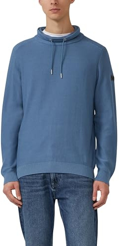 s.Oliver Leichter Pullover mit Snood-Kragen und Logo-Detail