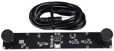EVTSCAN 4MP Dual -Objektiv USB -Kameraplatine 1080p 3D VR Distanzmessung Computerkamera Modul 72 ° mit Verzerrung