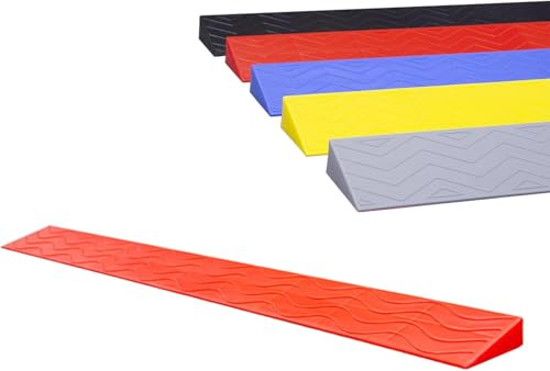 Adjustable Washing Machine Base with 4 Legs, 300kg Load Capacity, Mini Fridge Stand for Washer, Dryer & Freezer, Red, 29-32cm, 100x10x3cm