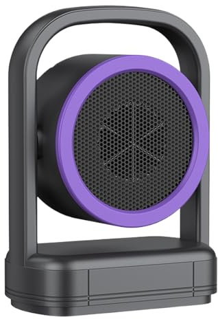 Chauffage électrique portable de 500 W pour intérieur, bureau, chambre, salle de bain, garage, camping, boutique, voiture, table