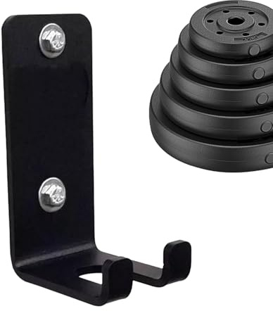 Wandhalterung für Stange – Sportgerätehalter aus Metall | Wandaufbewahrung für Stangen, für Fitnessstudio, Haus, Keller, Platz, Training, Aufbewahrung