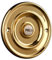 Polished Brass 76mm Dia Bell Push with China Press