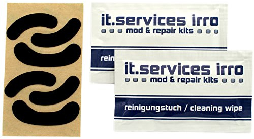 IT-Services Irro 2 Ensembles de Tapis-Souris/Tapis-Souris Convenable pour Souris de PC SteelSeries XAI/Sensei/RAW/MLG/Guild Wars 2, Incluant 2 tampons de Nettoyage
