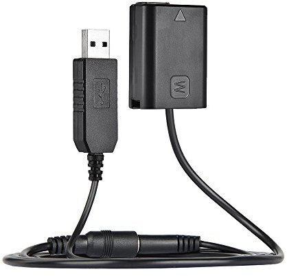 Andoer NP-FW50 Dummy Battery + Power Bank (5V 2A) Replacement USB Adapter Cable for AC-PW20 for Sony NEX-3/5/6/7 Series A33 A37 A35 A55 A7 A7R A7II A6000 A6300
