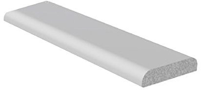 White D Mould 28mm Wide Window Door Trim Plastic UPVC x 5 Metres in Length