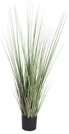 BURI Künstliches Gras 120cm Dekogras Grashalm Kunstpflanze Zimmerpflanze Blumentopf