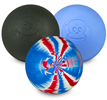 Captain LAX Massage Lacrosse Ball Original, Faszienmassage, 6 cm | Robuster Massageball aus Hartgummi, für Triggerpunkte und Muskelverspannungen