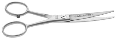 EHASO Premium Pfotenschere 13 cm leicht gebogen für Hunde | Abgerundete Schere, Gebogene Schere, Klein und Präzise | Pfotenschere in Spitzenqualität | Für alle Hunderassen geeignet