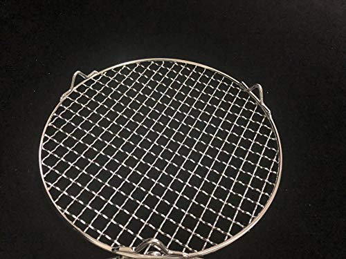 GangKun Edelstahl 304, Gitterrost, Gitter Plus Füße, rund, Haushalt-28 cm Durchmesser, 2 cm Höhe