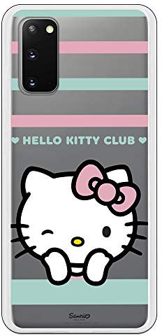 Personalaizer Hello Kitty Handyhülle für Samsung Galaxy S20 (Hello Kitty Club zwinkern)