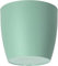 Waste Paper Basket Dust Bin Round Plastic Small Modern Style Home Office 6 colorus (Green Matt, 25 cm)