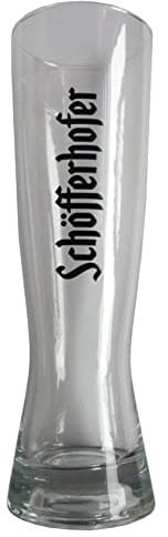 Brauerei Schöfferhofer - Weizenbier-Glas mit Flaschenöffner im Glasboden - Glas 0,5 l.