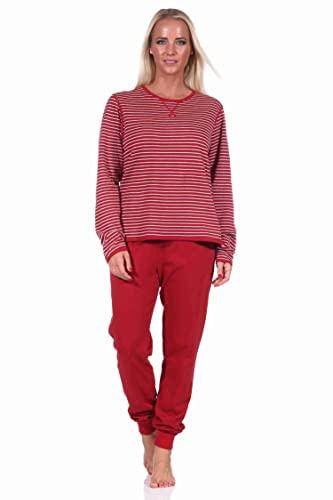 Damen Wende Pyjama Langarm Schlafanzug - 222 201 10 691