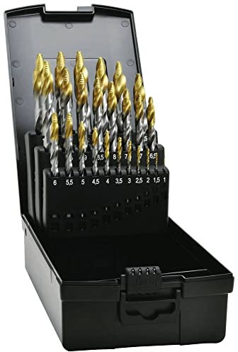 Exact 74562 HSS TIN-Tip Spiralbohrer DIN 338 1 Set